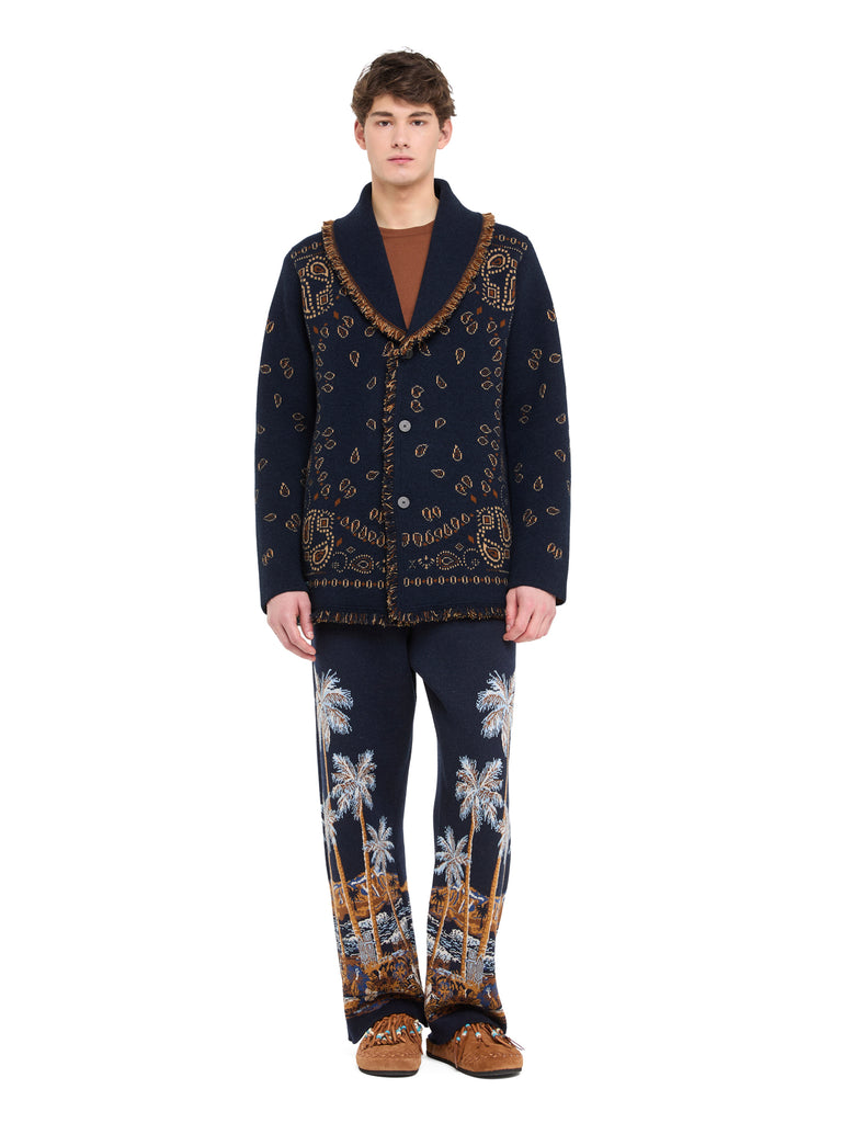 Bandana Jacquard Cardigan