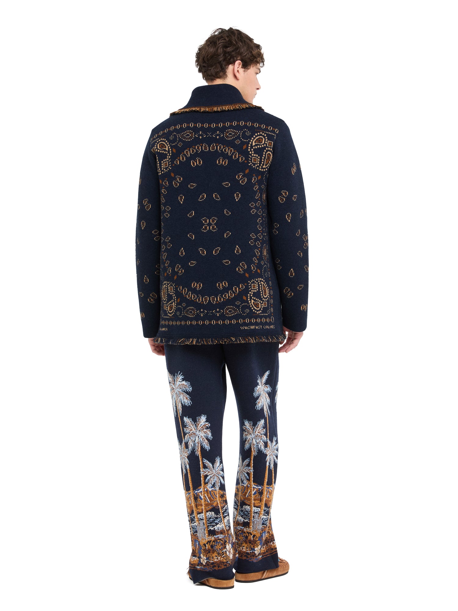 Bandana Jacquard Cardigan