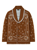 Bandana Jacquard Cardigan