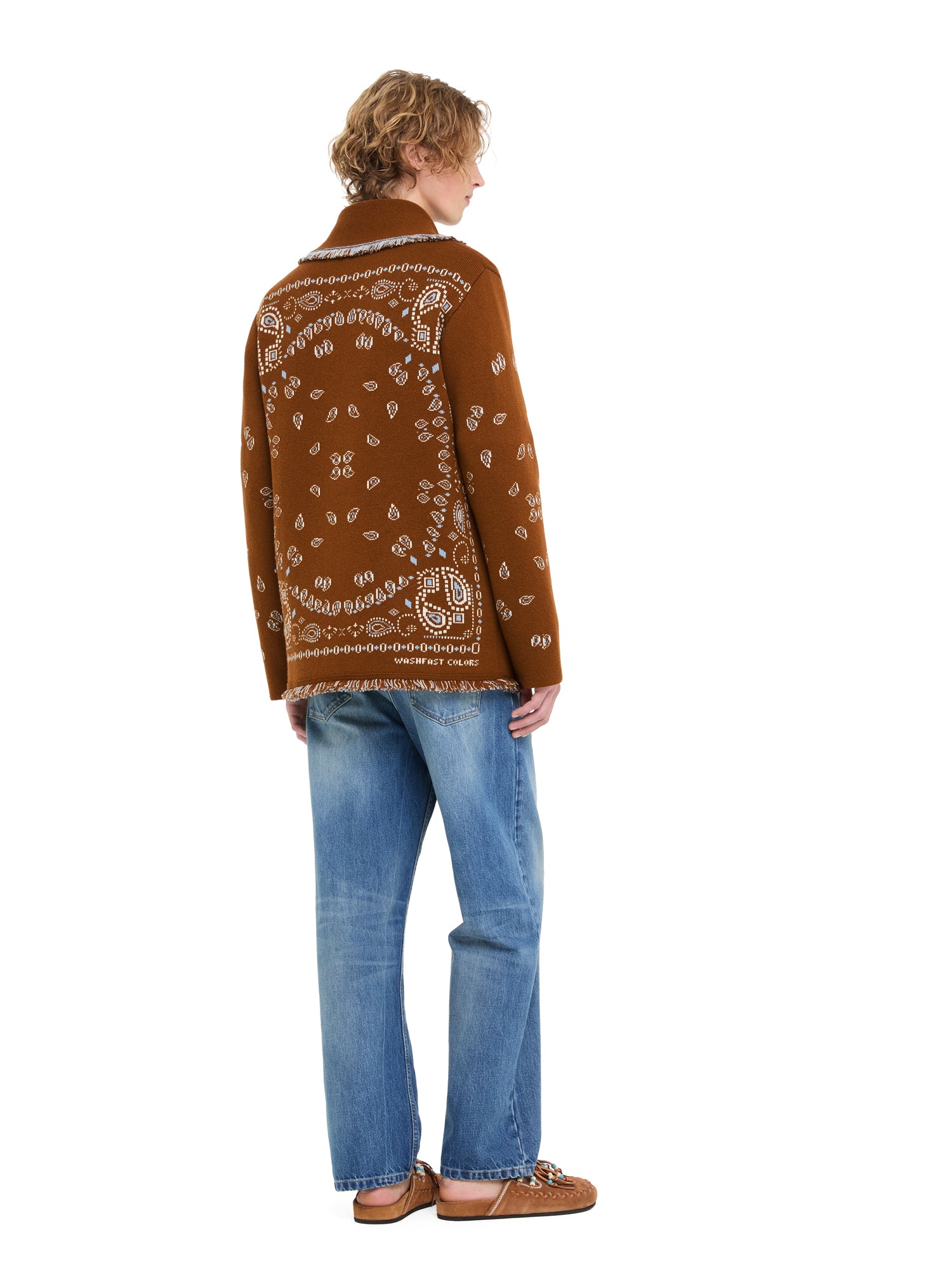 Bandana Jacquard Cardigan