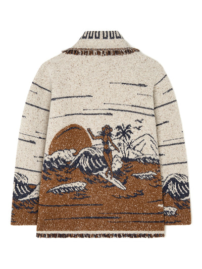 Alanui-The Cardigan-Man-Canvas/Tabacco-LMHB039E26KNI008