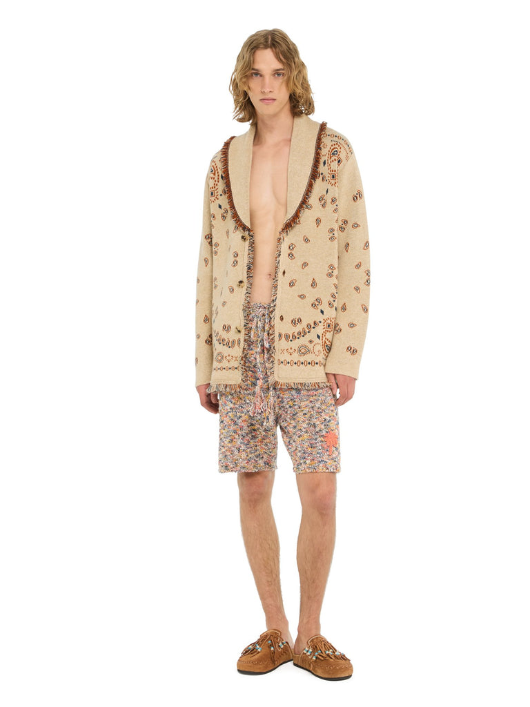 Bandana Jacquard Cardigan