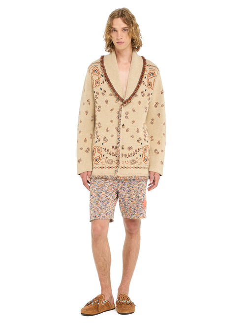 Bandana Jacquard Cardigan