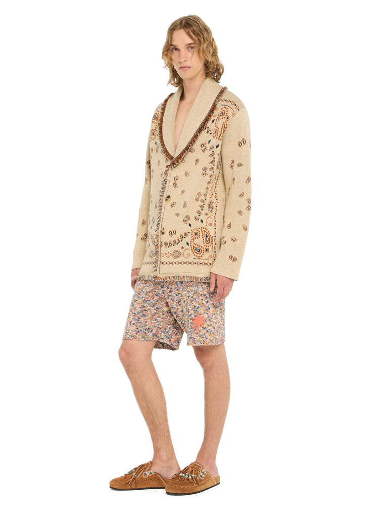 Bandana Jacquard Cardigan