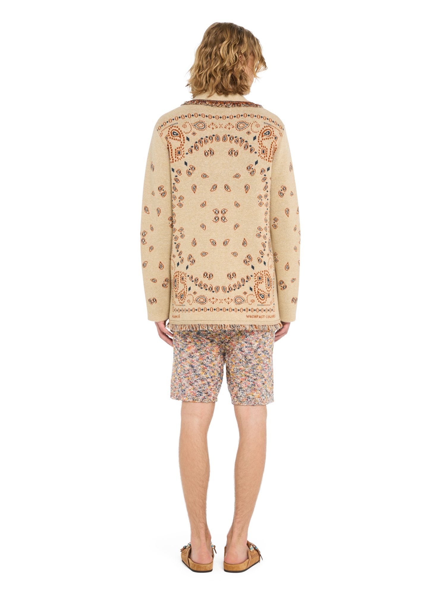 Bandana Jacquard Cardigan
