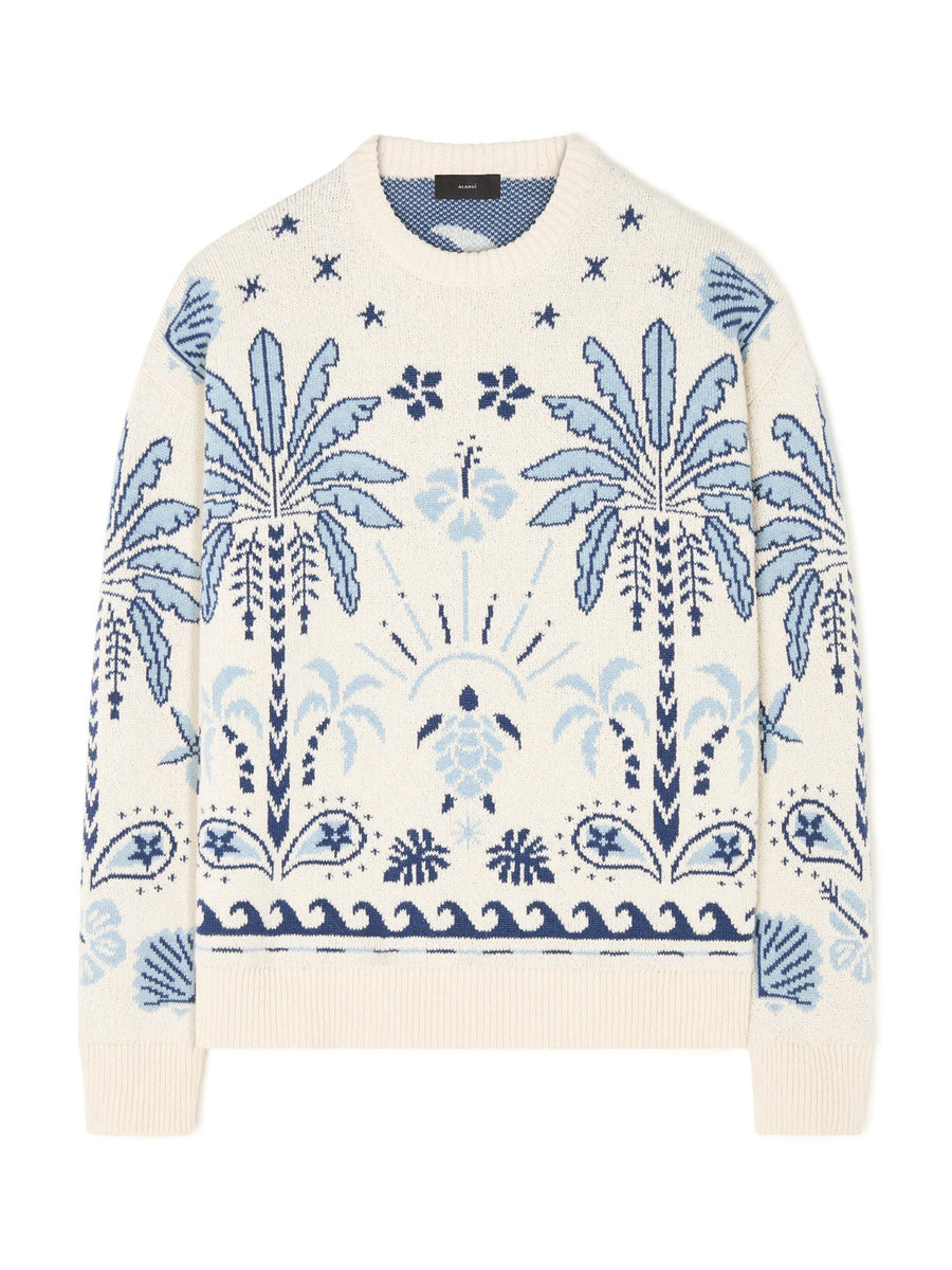Alanui-Sweaters-Man-Chalk/Light Blue-LMHE033R26 KNI002-1