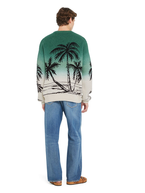 Alanui-Sweaters-Man-Green Tide/Chalk-LMHE033R26 KNI004-6
