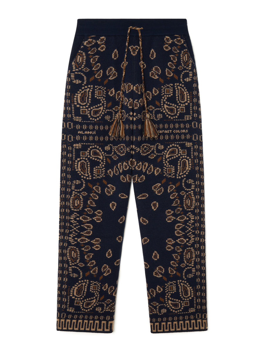 Bandana Jacquard Pants