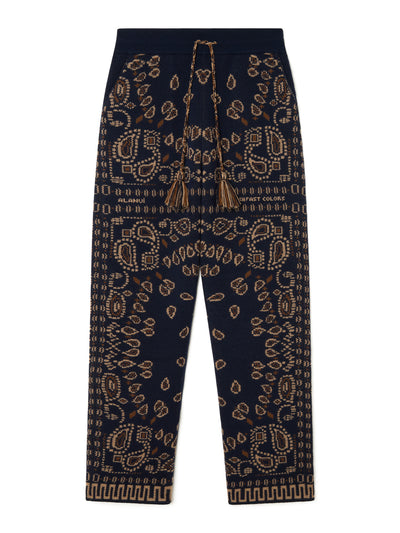 Alanui-Pants & Shorts-Man-Midnight Blue/Multicolor-LMHG016E26KNI001