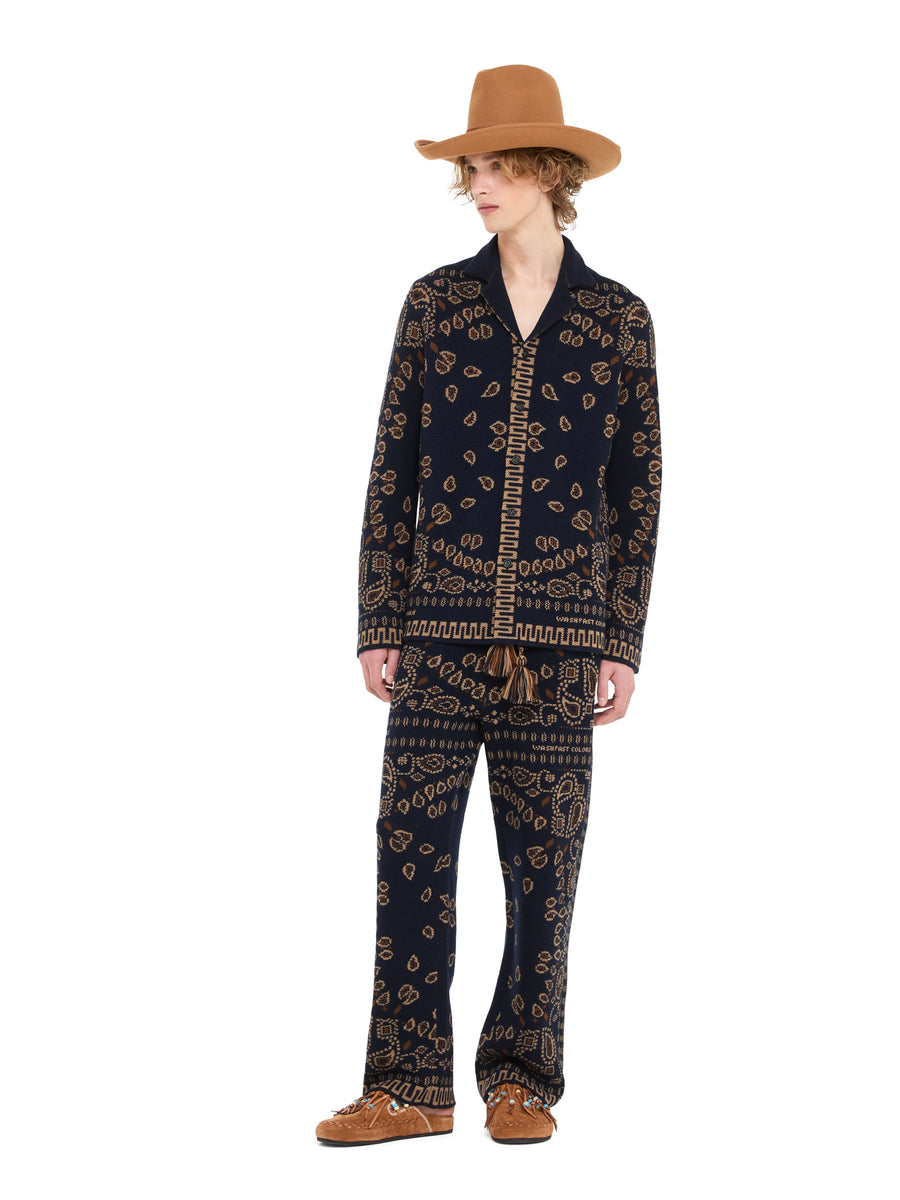 Bandana Jacquard Pants
