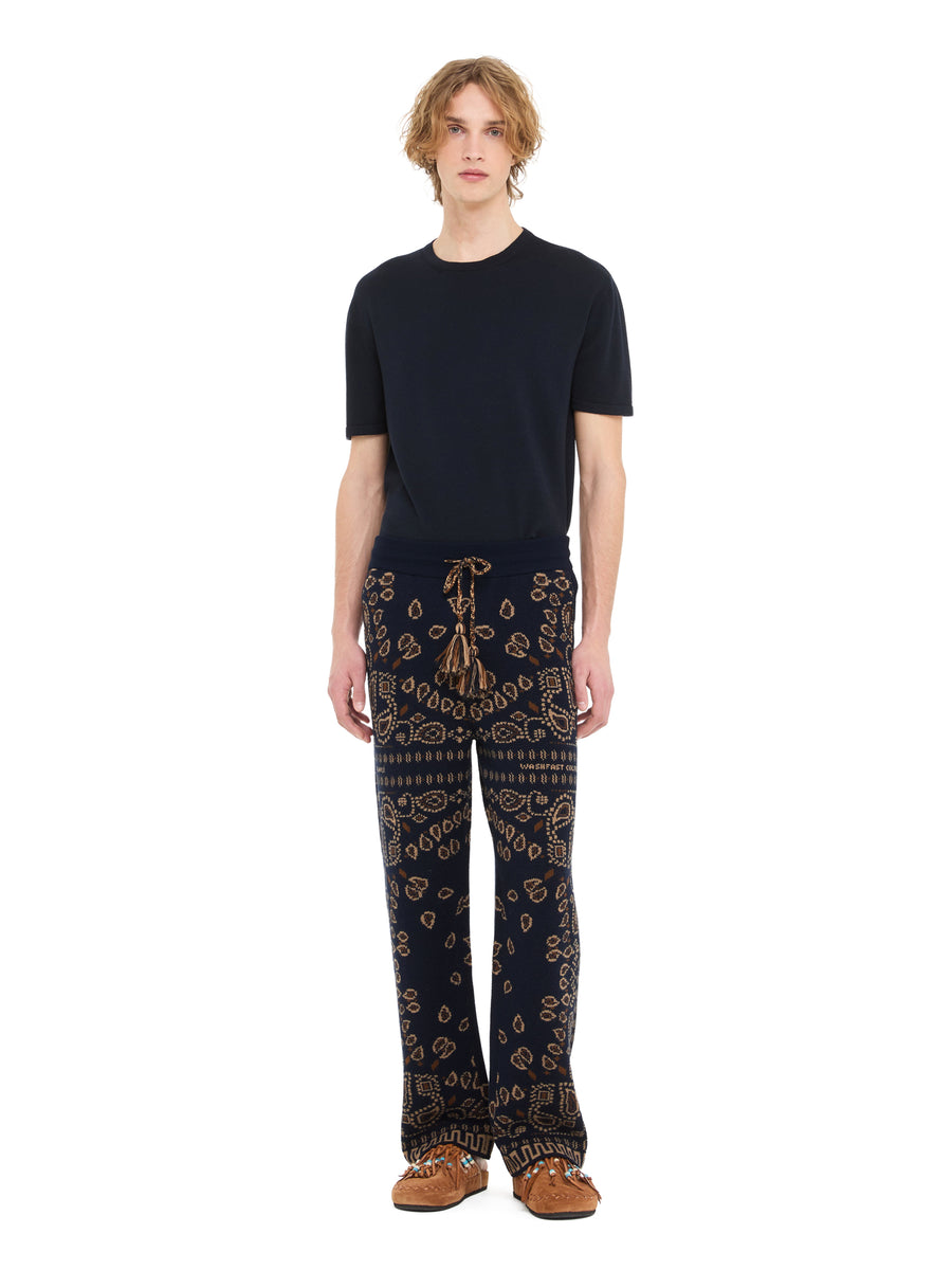 Bandana Jacquard Pants