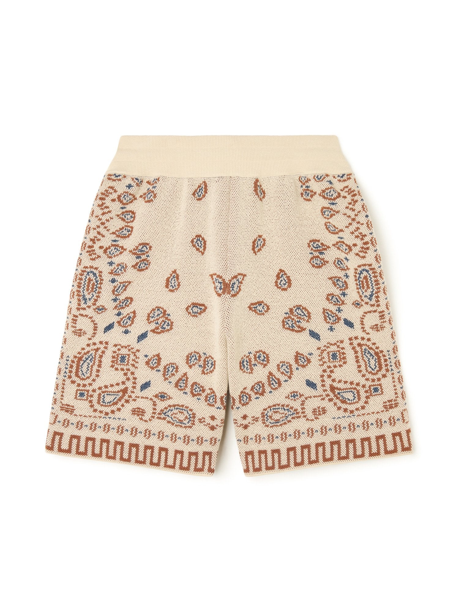 Cotton Piquet Bandana Bermuda