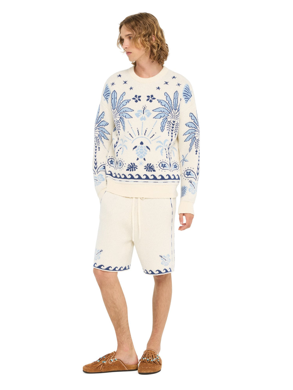 Alanui-Pants & Shorts-Man-Chalk/Light Blue-LMHM004R26 KNI001-2