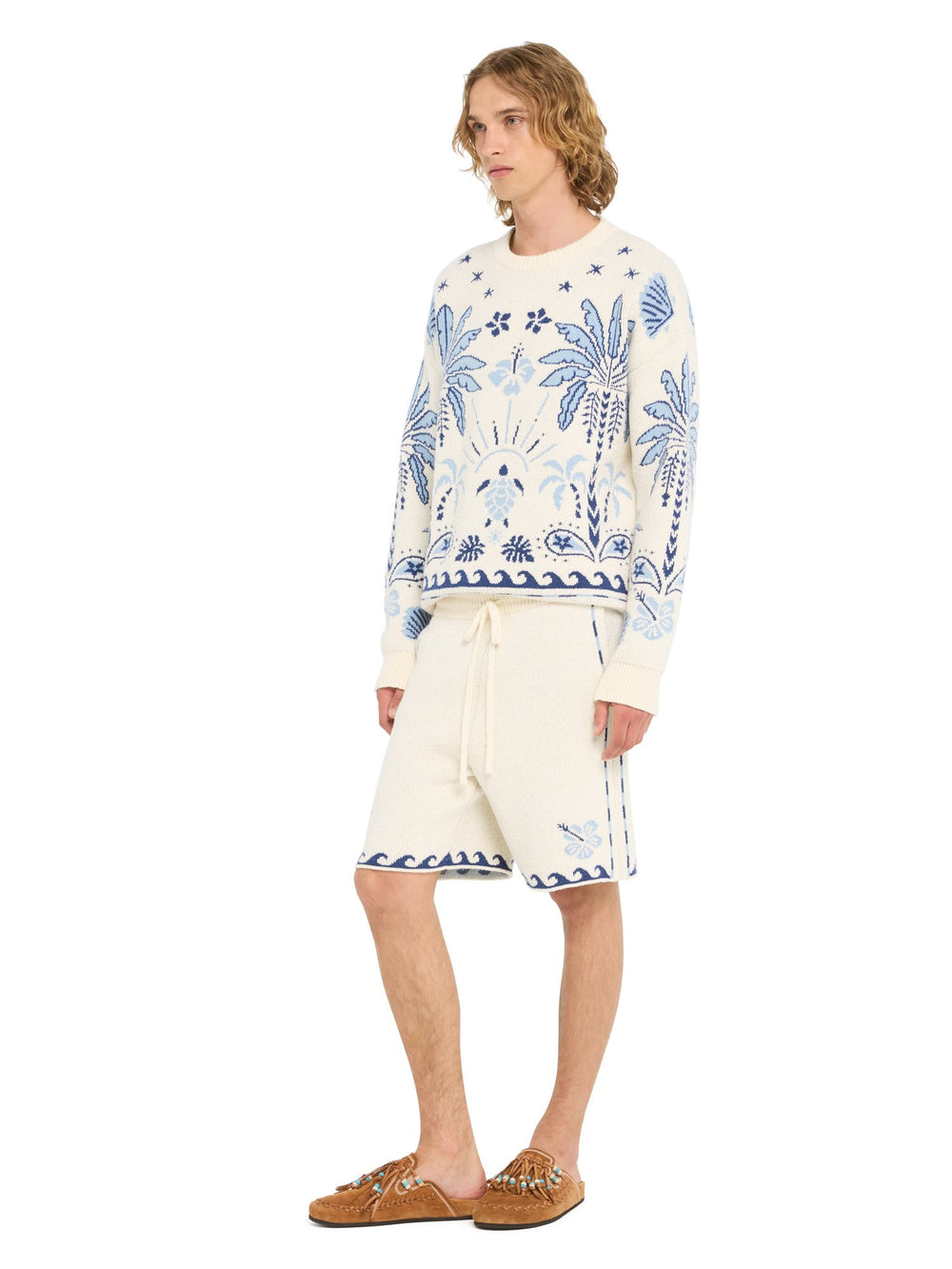 Alanui-Pants & Shorts-Man-Chalk/Light Blue-LMHM004R26 KNI001-5