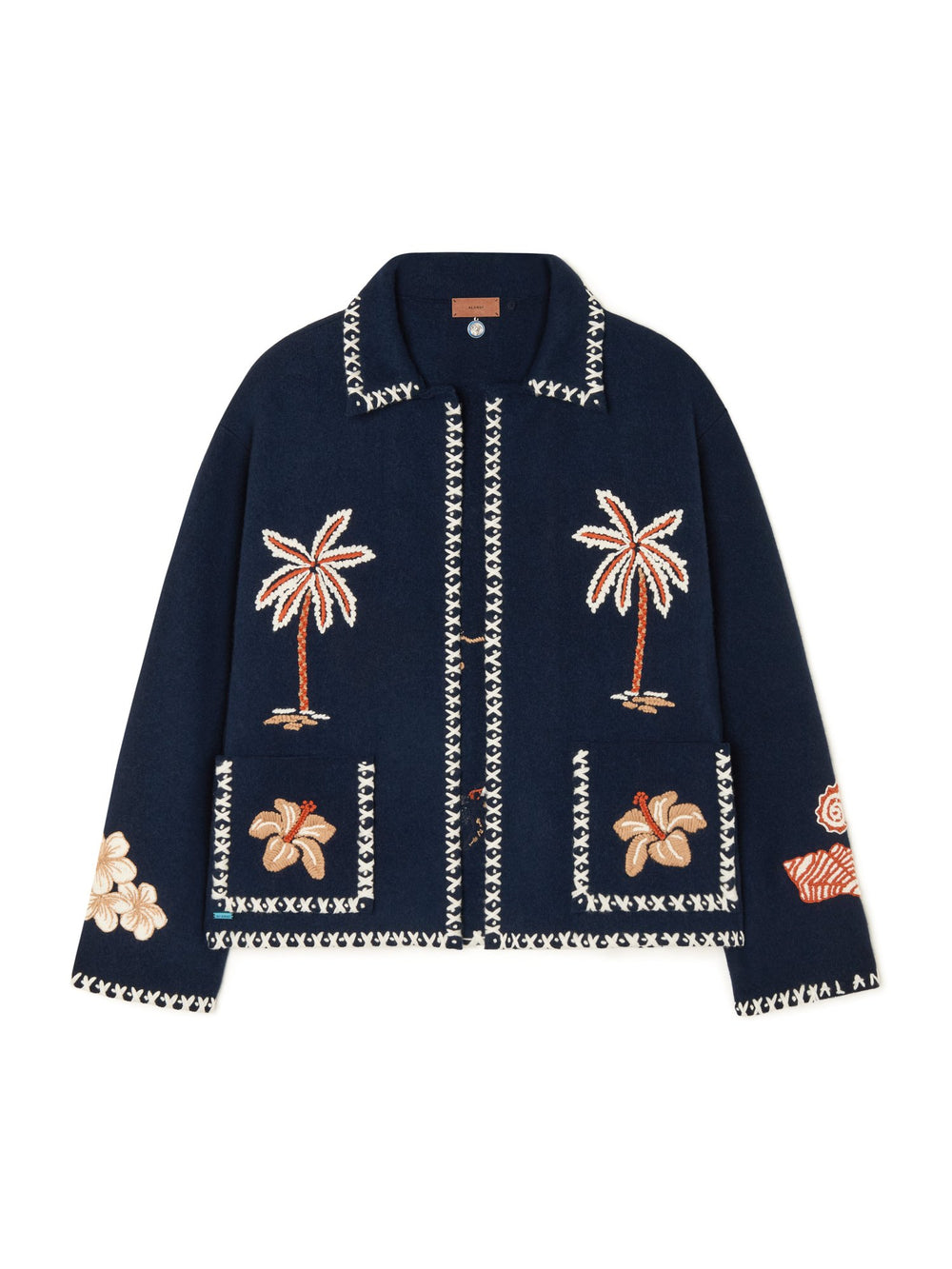 Alanui-Coats & Jackets-Man-Deep Blue-LMHQ002R26 KNI001