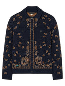 Bandana Jacquard Cardigan