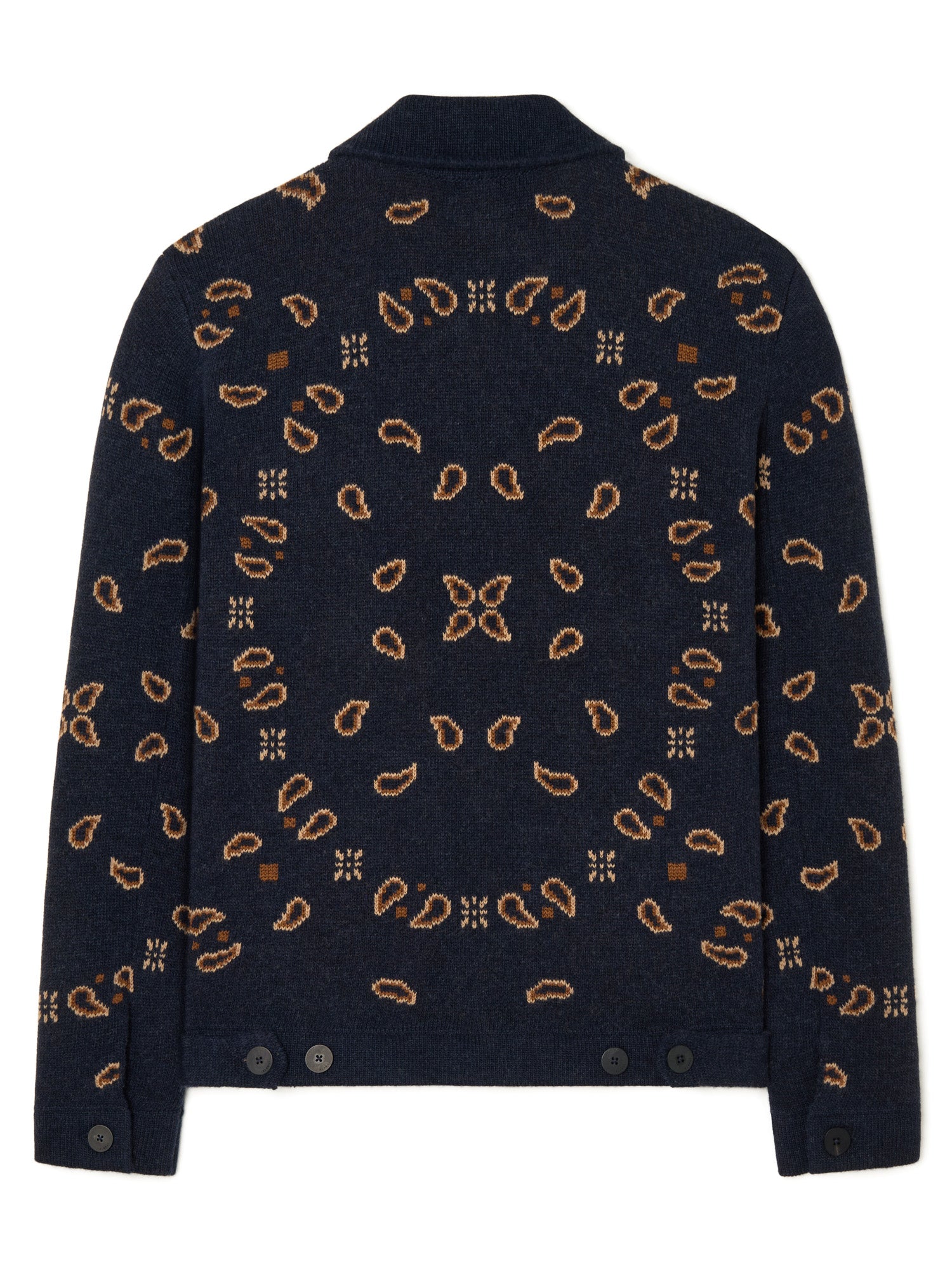 Bandana Jacquard Cardigan