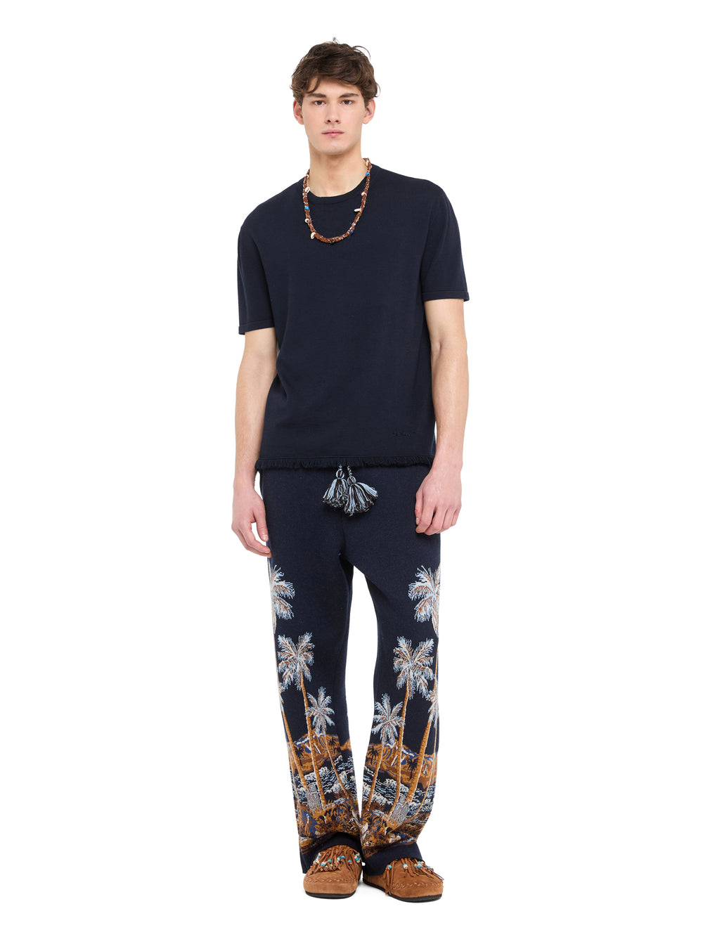 Alanui-Tops & Shirts-Man-Dark Blue-LMHW002E26KNI001-2