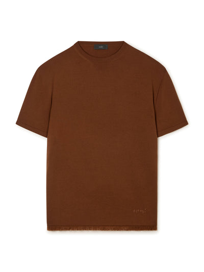 Alanui-Tops & Shirts-Man-Tabacco-LMHW002E26KNI001