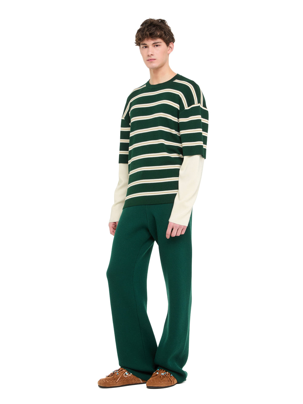 Alanui-Tops & Shirts-Man-Evergreen/Multicolor-LMHW003E26KNI001-5