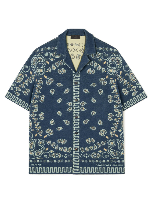 Alanui-Tops & Shirts-Man-Arbour/Light Blue-LMHY001R26 KNI002