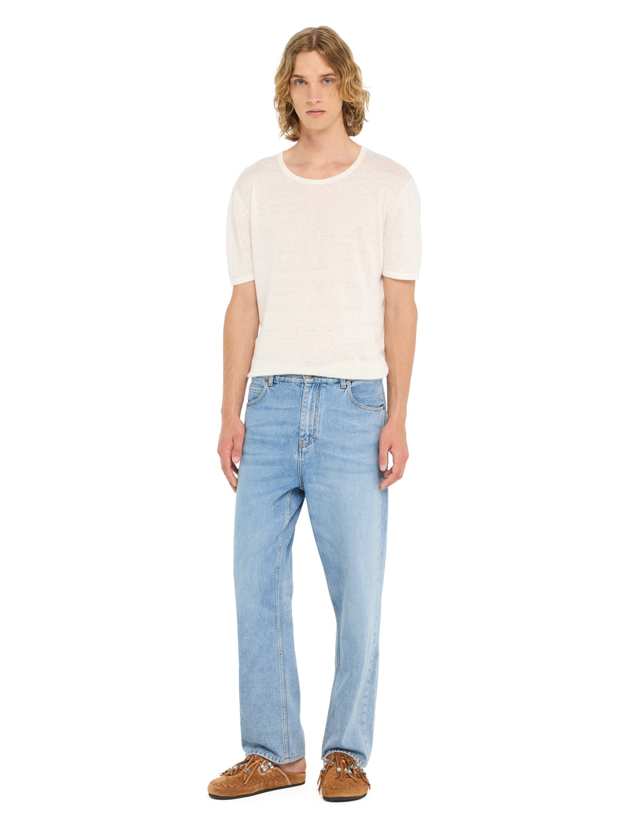 Alanui-Pants & Shorts-Man-Light Wash Blue Denim-LMYA011R26 DEN001-4
