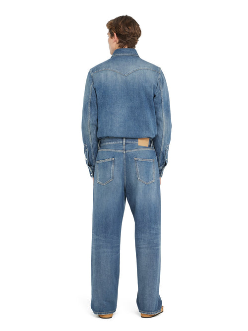 Medium Wash Denim Pants