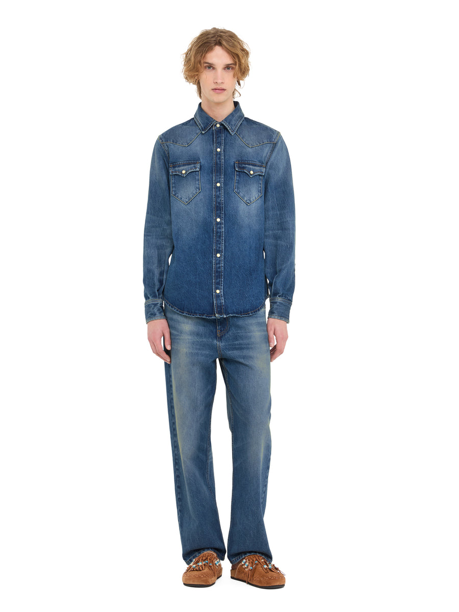 "Casa Alanui" Denim Shirt