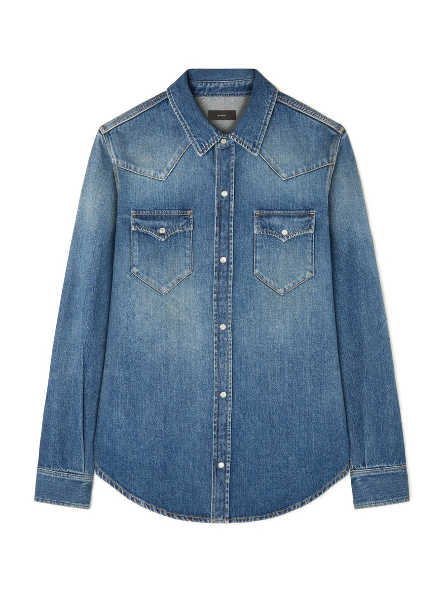 Medium Wash Denim Shirt