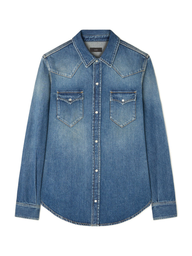 Medium Wash Denim Shirt