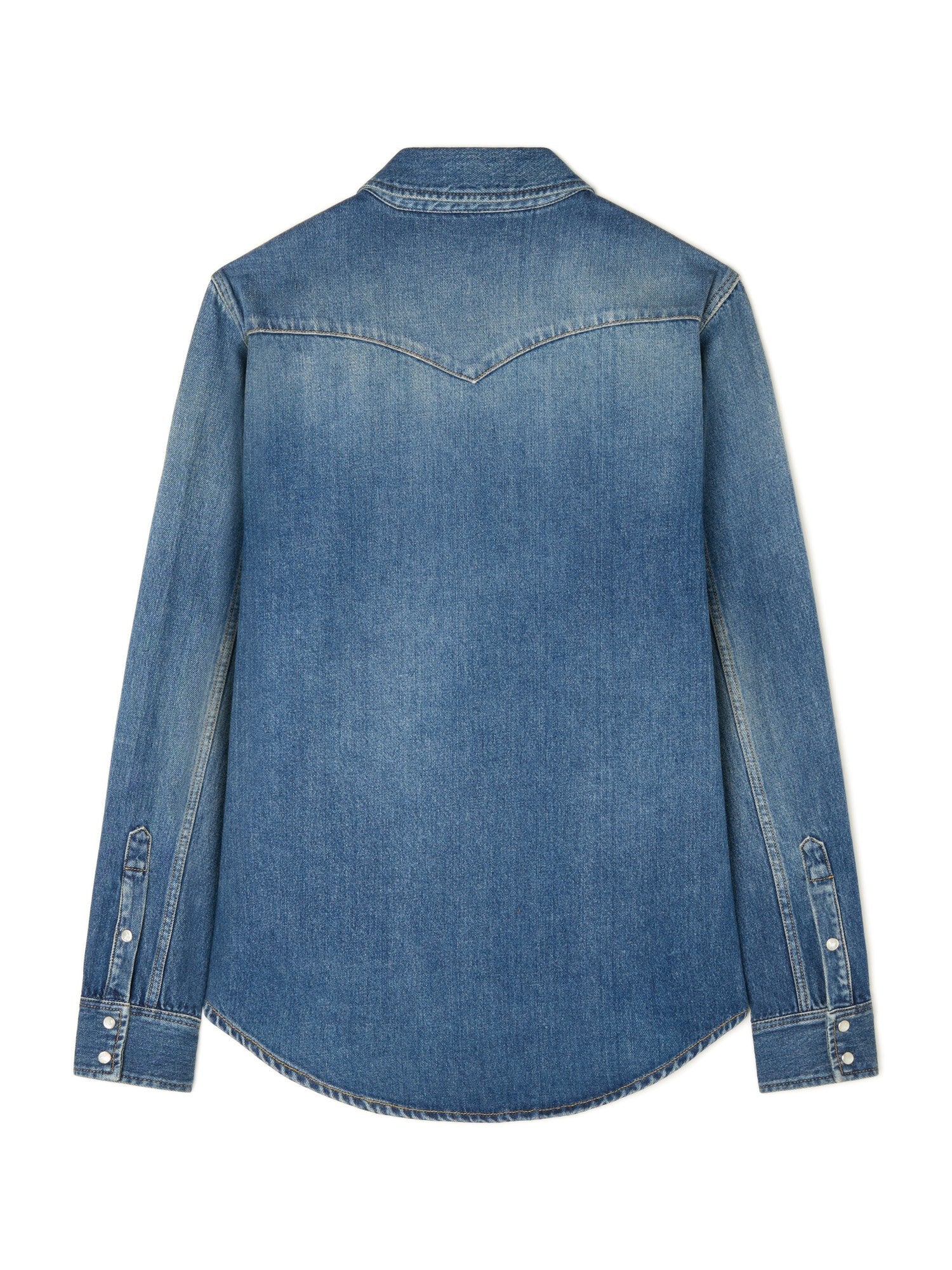 Medium Wash Denim Shirt