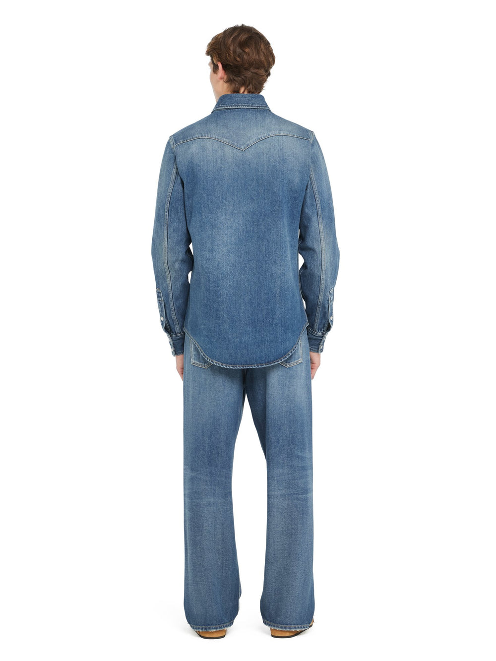 Medium Wash Denim Shirt