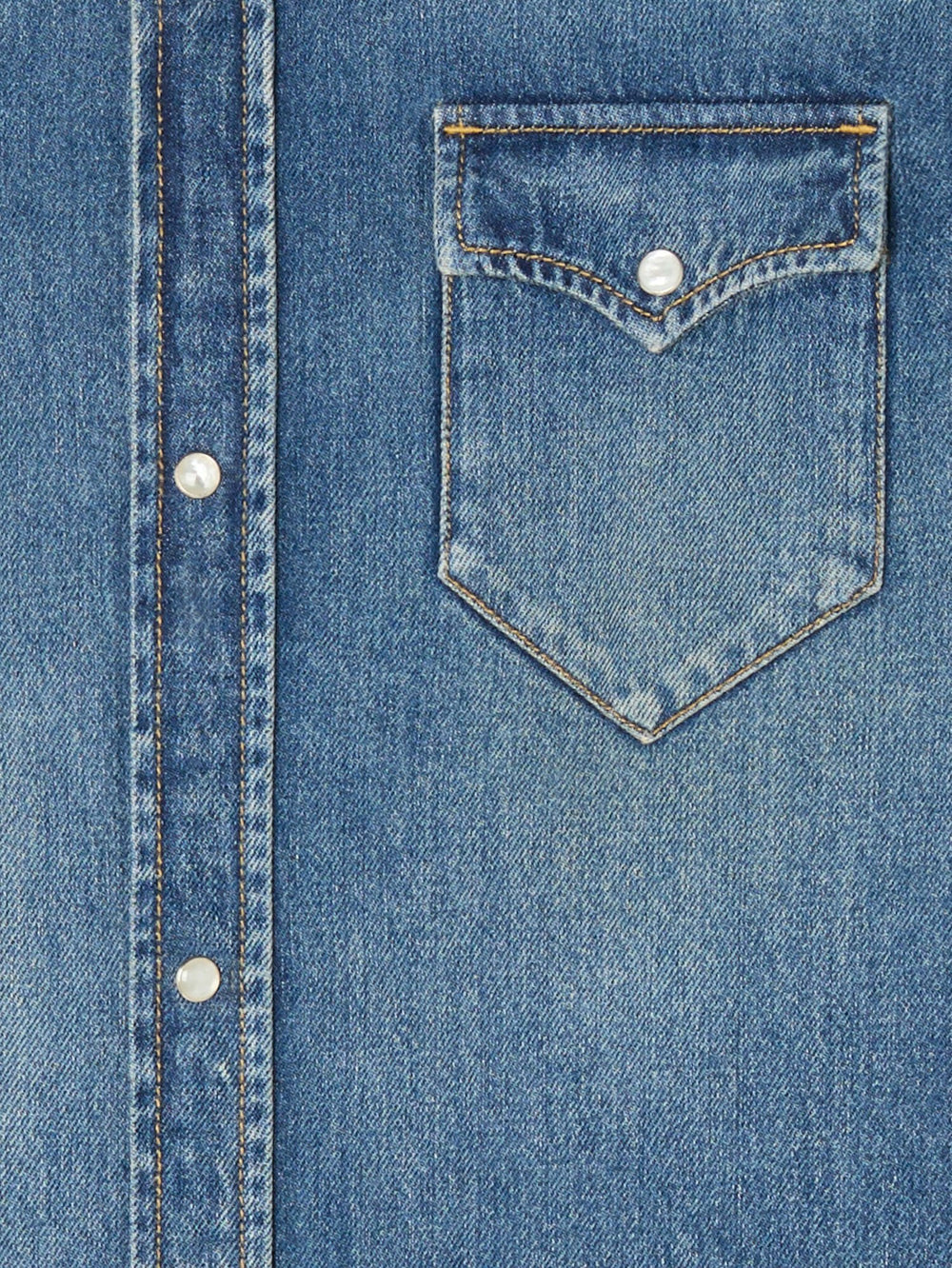 Medium Wash Denim Shirt