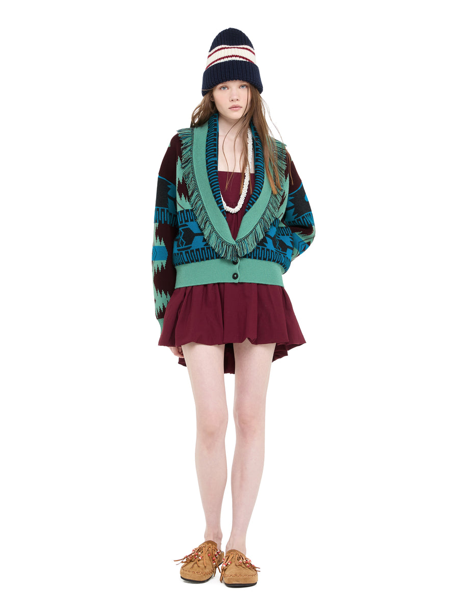Icon Jacquard Cardi-Bomber