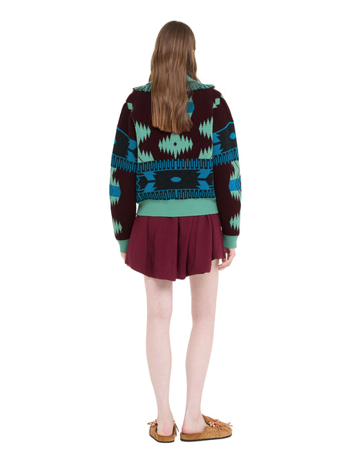 Icon Jacquard Cardi-Bomber