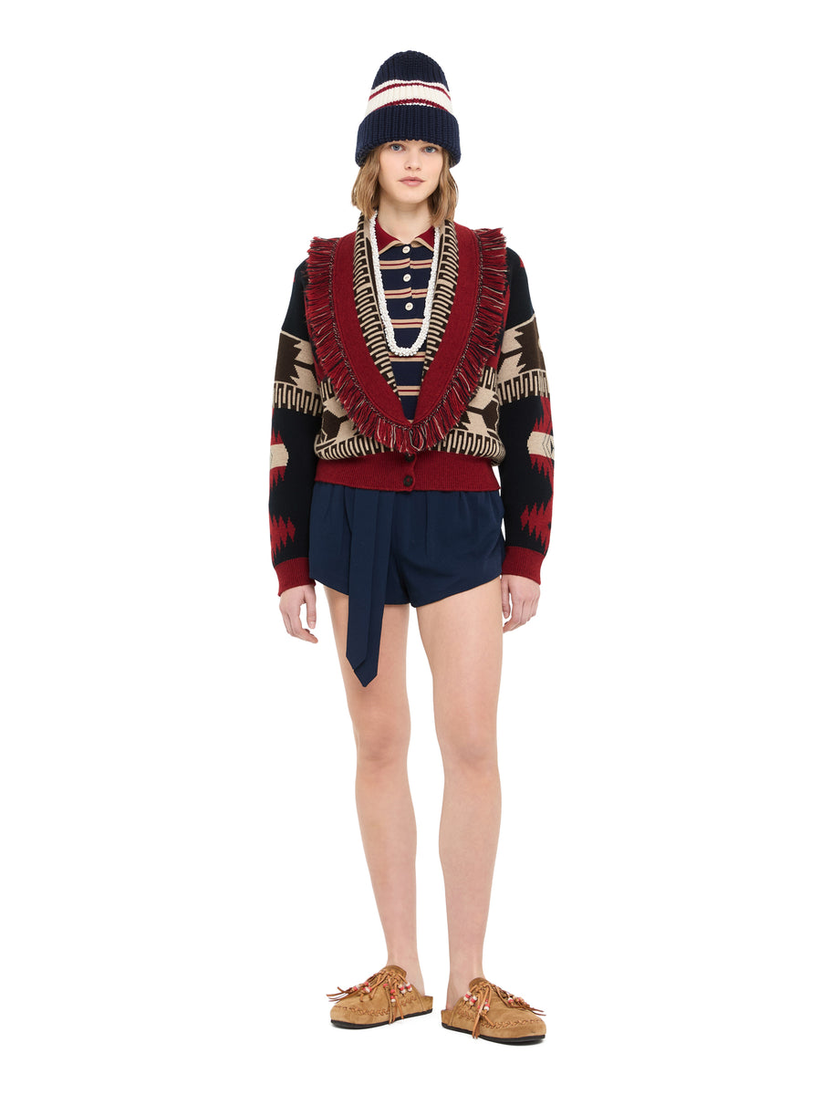 Icon Jacquard Cardi-Bomber