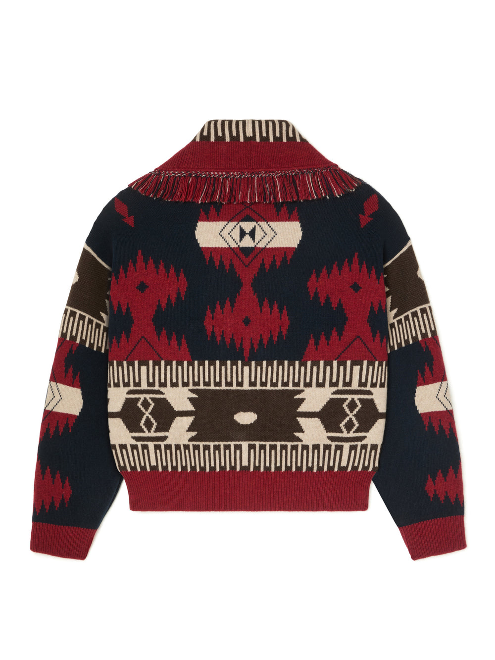 Alanui-The Cardigan-Woman-Charcoal/Russet Red-LWHB026E26KNI001-3