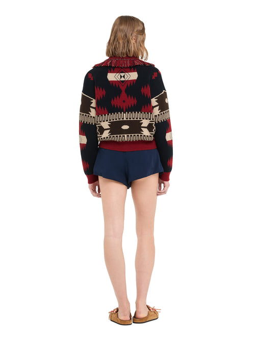Icon Jacquard Cardi-Bomber