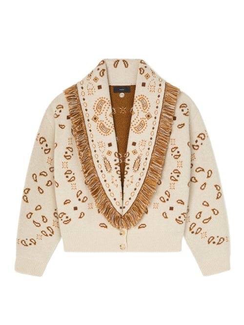 Bandana Jacquard Cardi-Bomber