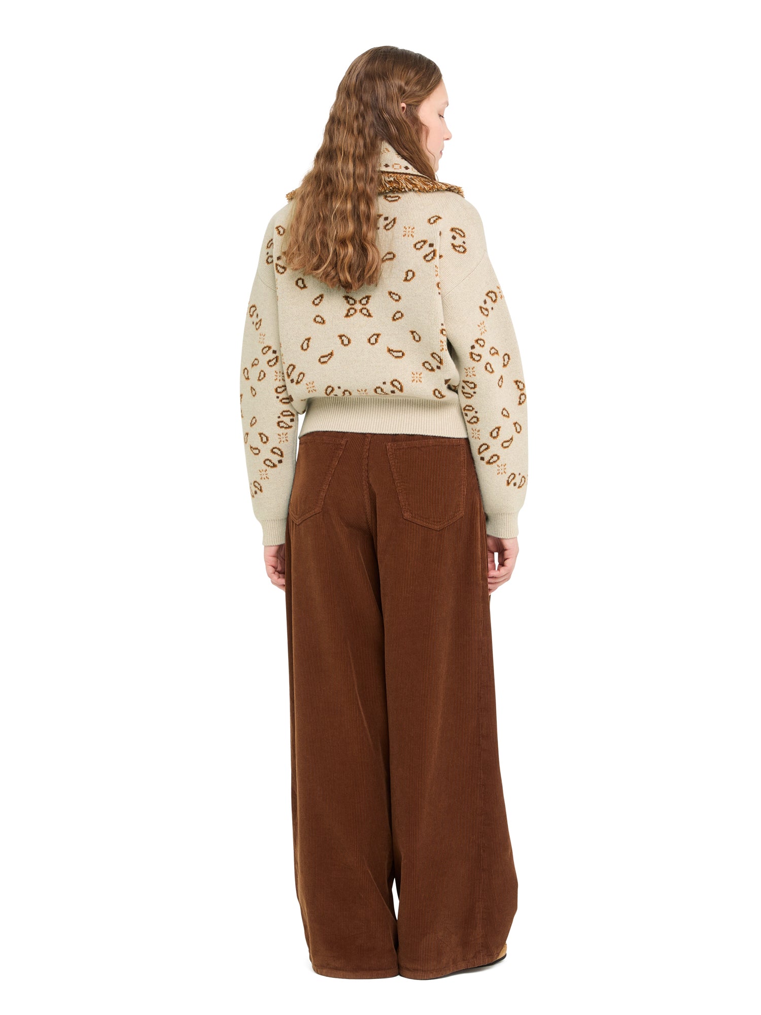 Bandana Jacquard Cardi-Bomber