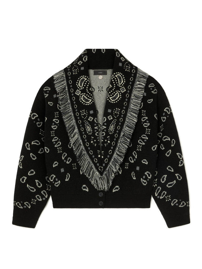 Bandana Jacquard Cardi-Bomber