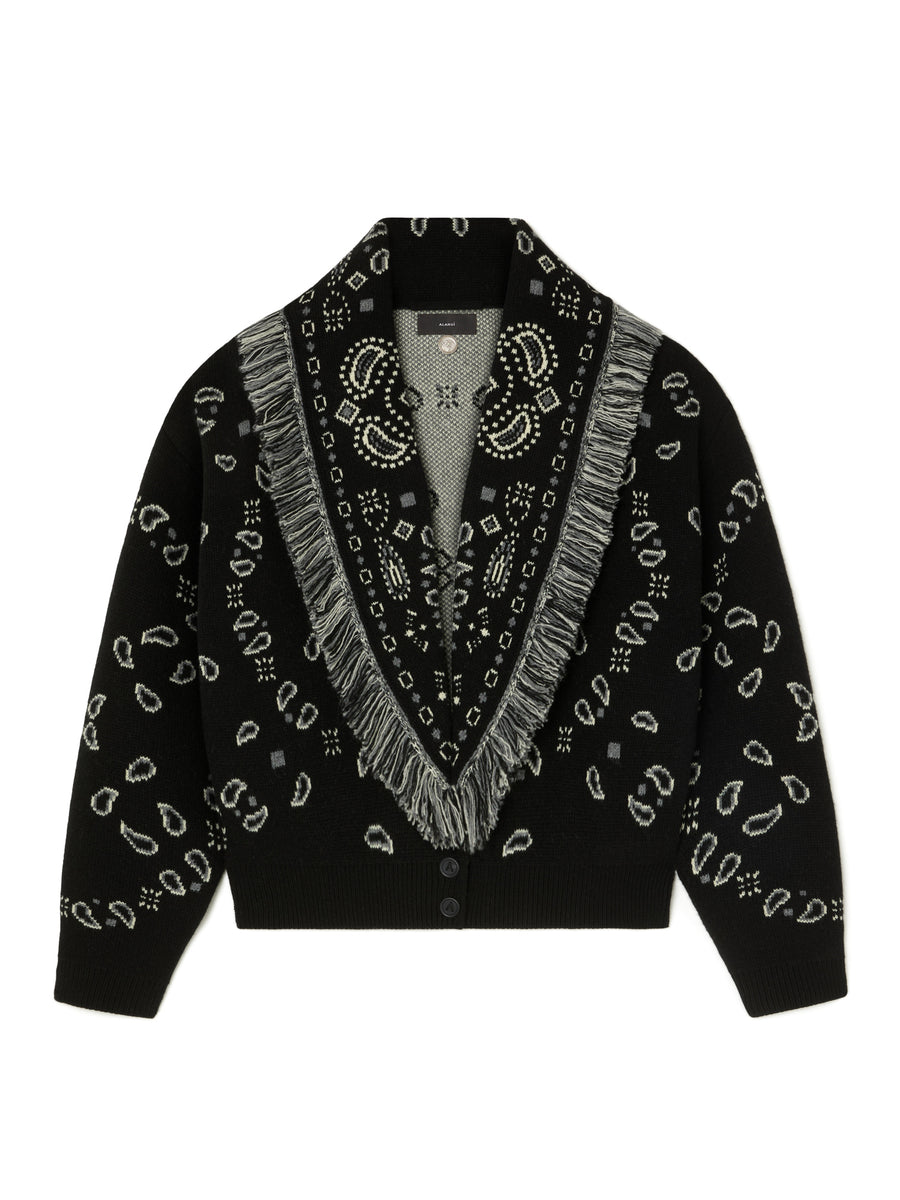 Bandana Jacquard Cardi-Bomber
