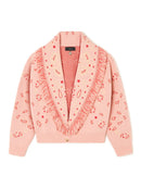 Bandana Jacquard Cardi-Bomber