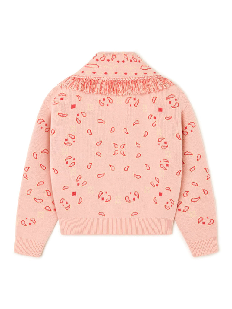 Bandana Jacquard Cardi-Bomber