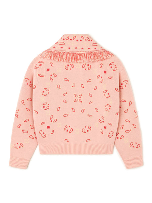 Bandana Jacquard Cardi-Bomber