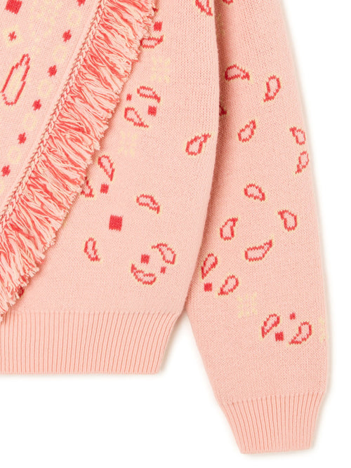 Bandana Jacquard Cardi-Bomber