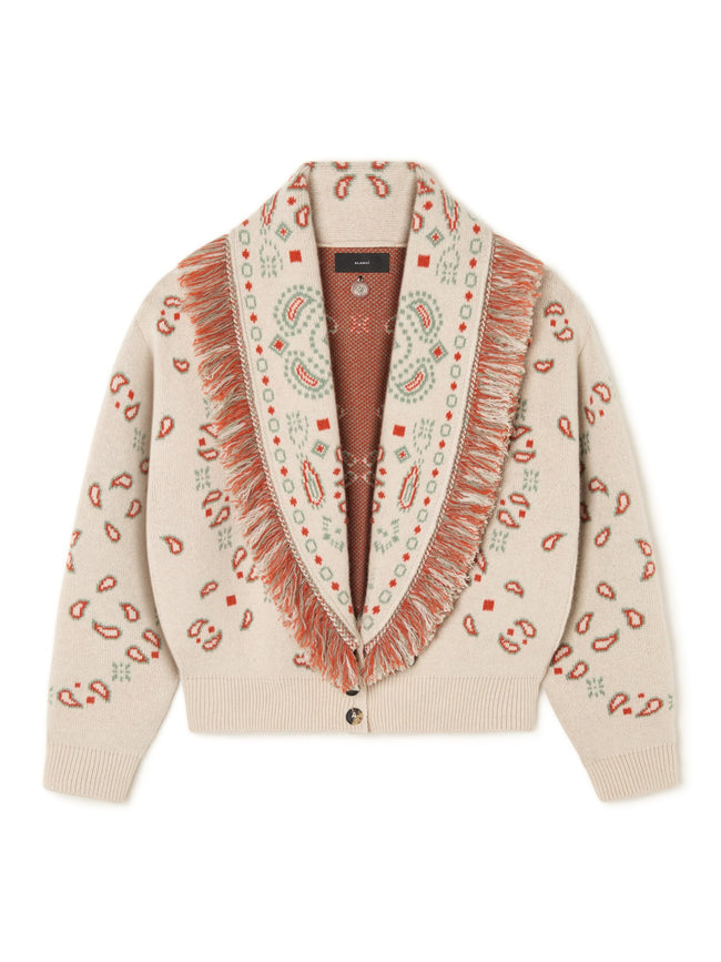 Bandana Jacquard Cardi-Bomber