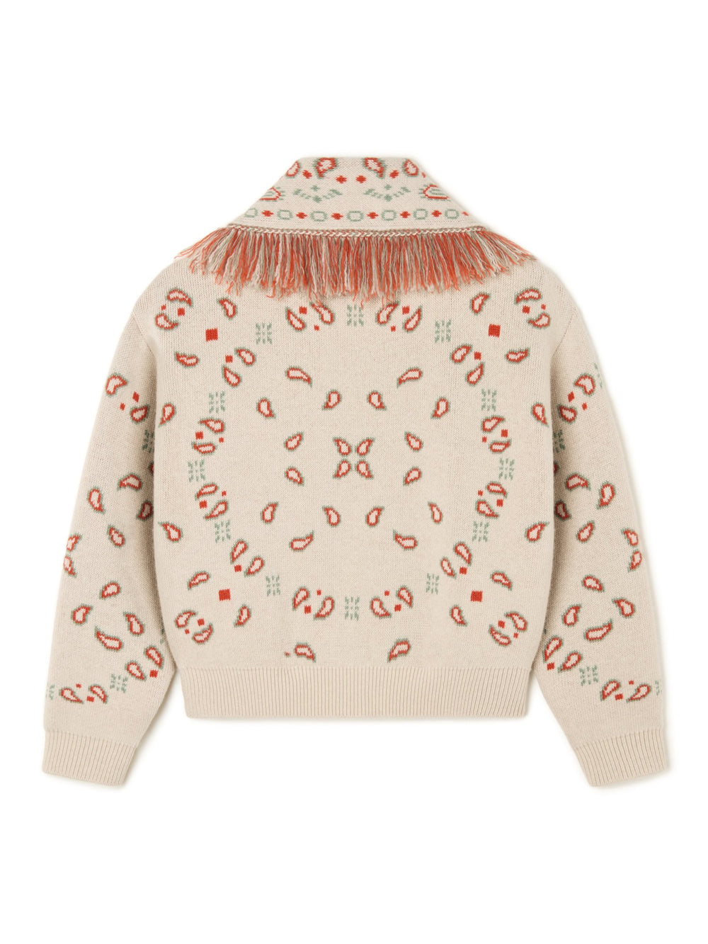 Bandana Jacquard Cardi-Bomber