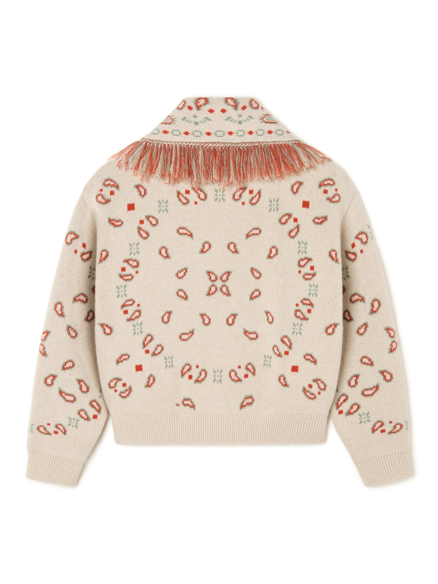 Bandana Jacquard Cardi-Bomber