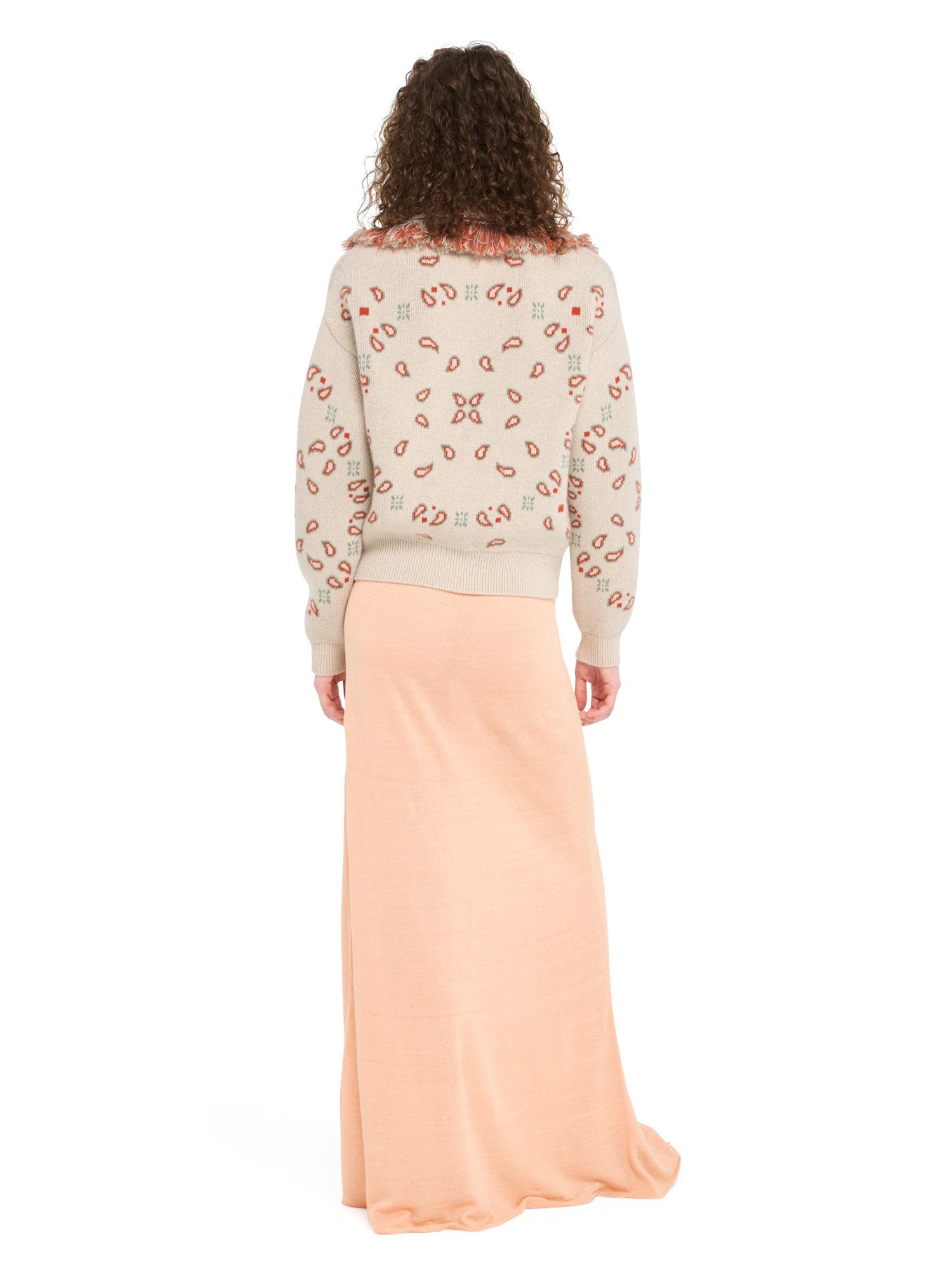 Bandana Jacquard Cardi-Bomber